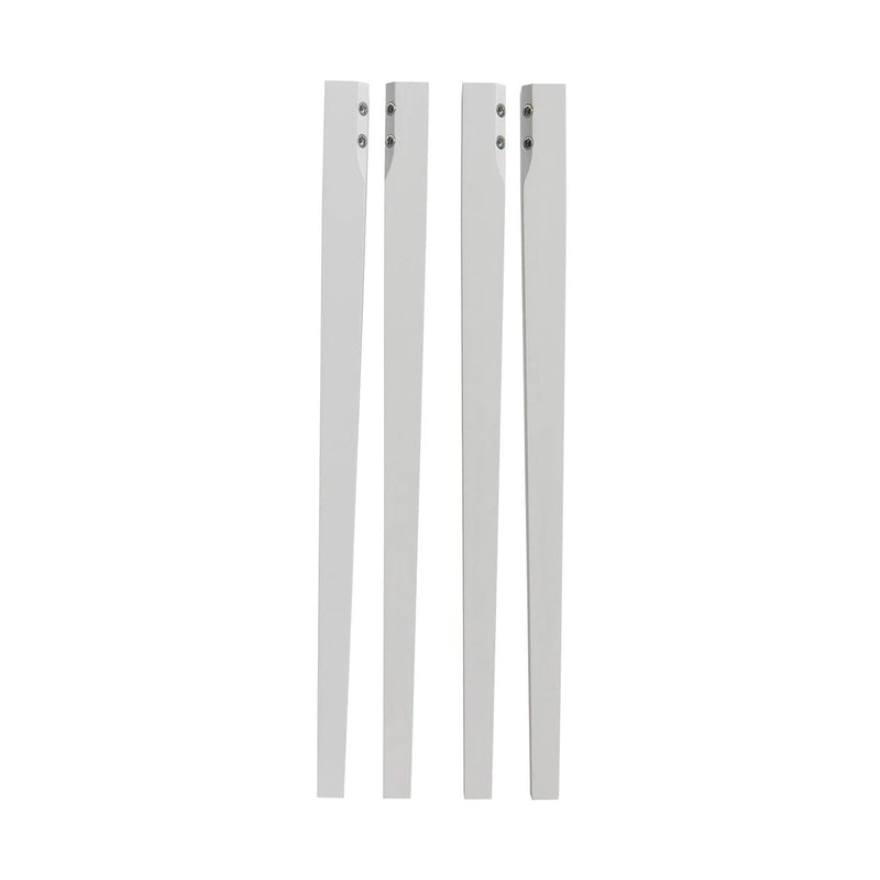 Oliver Furniture Kit de pieds supplémentaires pour bureau enfant Seaside avec sangle en cuir Blanc