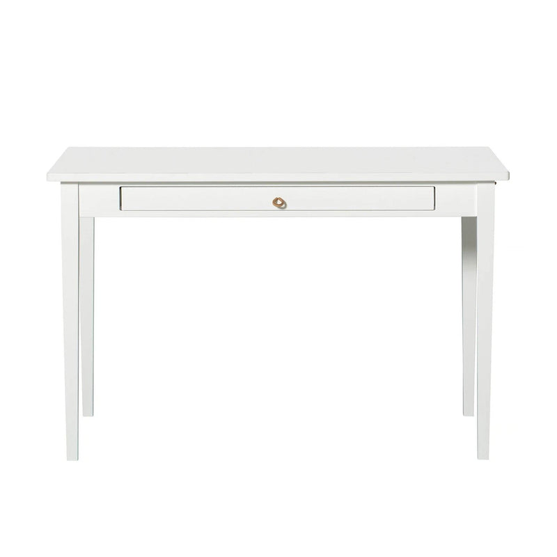 Oliver Furniture  Extra Tischbeinset für Seaside Junior Schreibtisch mit Lederband  Weiss