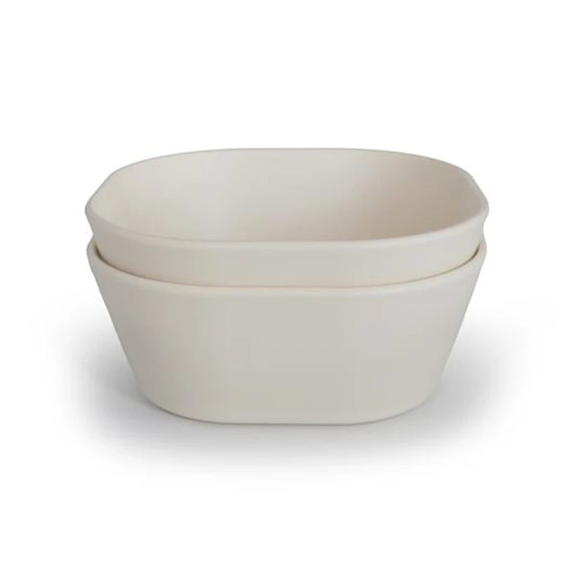 Mushie Kinderschüssel 2er Set   Ivory - Online MY SNOWFLAKE