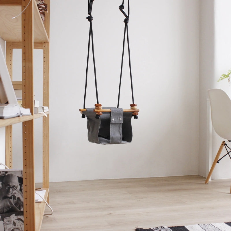 Solvej Swings Balançoire bébé et enfant Gris fumé