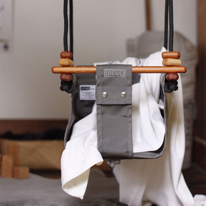 Solvej Swings  Baby- und Kinder Schaukel  Classic Taupe