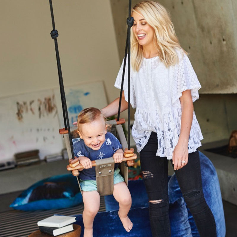 Solvej Swings  Baby- und Kinder Schaukel  Classic Taupe