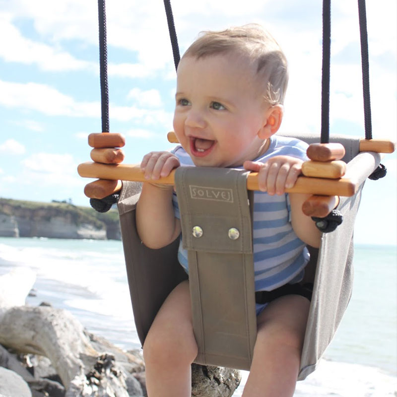 Solvej Swings  Baby- und Kinder Schaukel  Classic Taupe