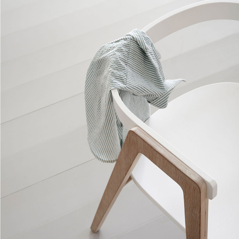 Oliver Furniture  Kinder Armlehnstuhl Wood höhenverstellbar  Weiss/Eiche - Online MY SNOWFLAKE