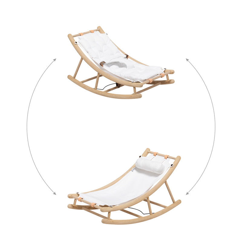 Ausstellungsstück Oliver Furniture  Wood Baby- und Kleinkindwippe  Eiche/Natur - Online MY SNOWFLAKE