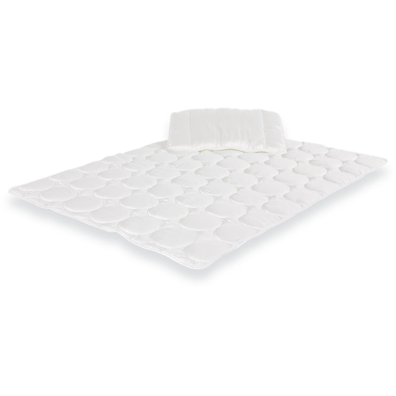 Träumeland  Einziehdecke & Kissen Set Tencel 100 x 135 cm  Weiss - Online MY SNOWFLAKE