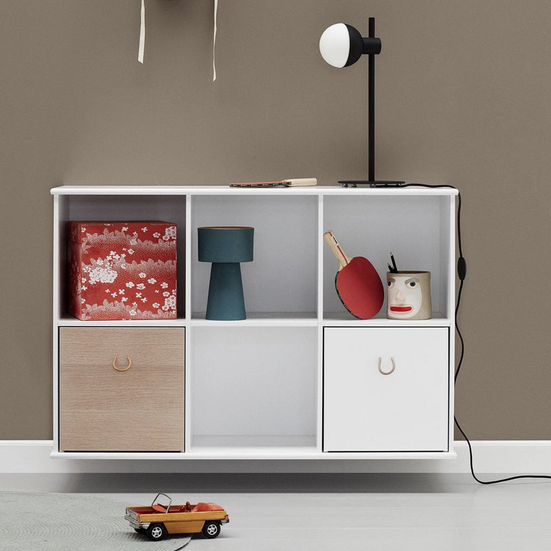 Oliver Furniture  Wood Wandregal 3x2 Fächer  Weiss - Online MY SNOWFLAKE